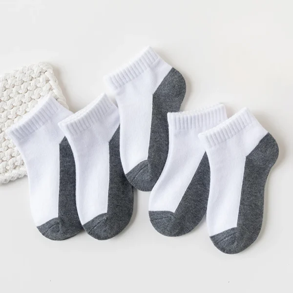 12 pairs basic children's short socks - Image 2