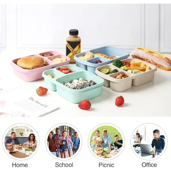 1 Bento Box Lunch Box for Kids and Adults - Image 6