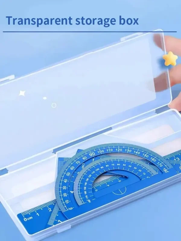 4pcs Metal Drafting Set With Storage Box - Image 3