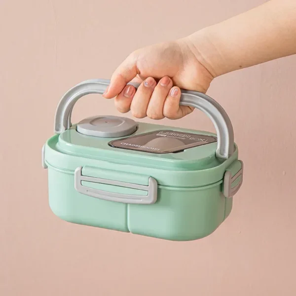 Portable Lunch Box With Compartments - Image 6