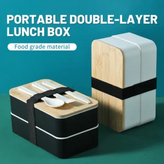 Minimalist Double-layer Lunch Box